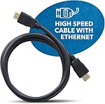 OREI 6FT HDMI Cable 10-Pack – High-Speed HDMI Cable for 4K, 3D, Ethernet, ARC, and 1080p – Compatible with Roku, Blu-ray, Xbox, PS3