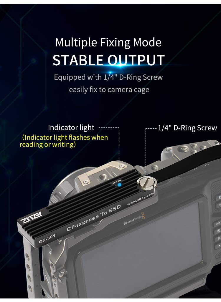 Amazon.co.jp|ZITAY CFexpress - SSDアダプターコンバーター