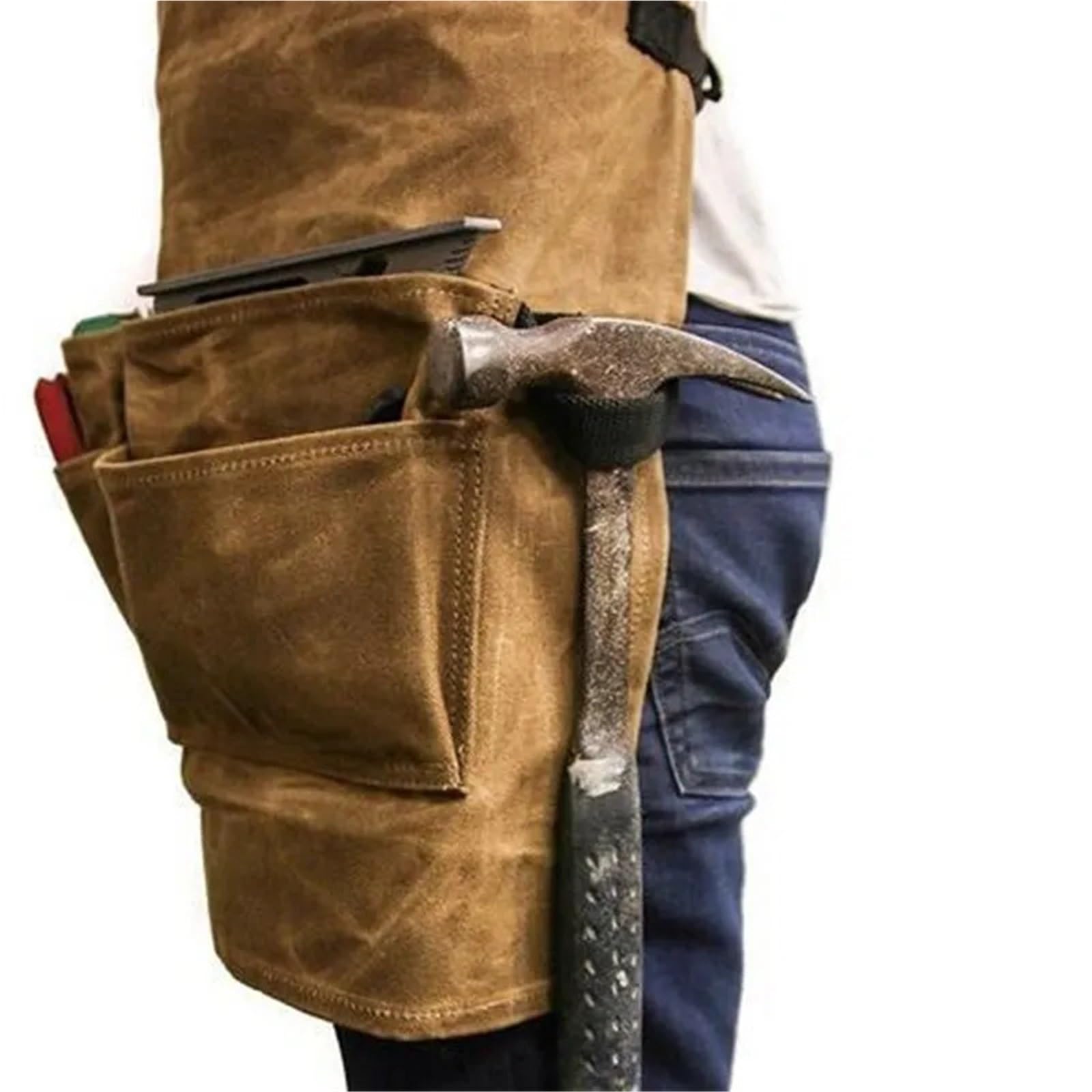 Ferramenta da giardino for garage, grembiule in tela cerata Per Giardino | Grembiule impermeabile da officina, multi tasche, robusto grembiule for attrezzi