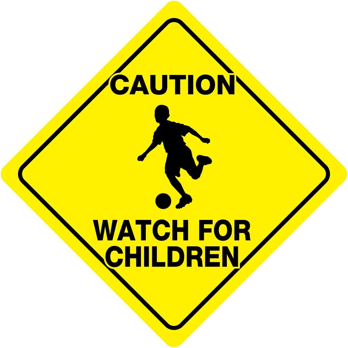 Caution Watch for Children Sign Slow Playing Play Safety Signs