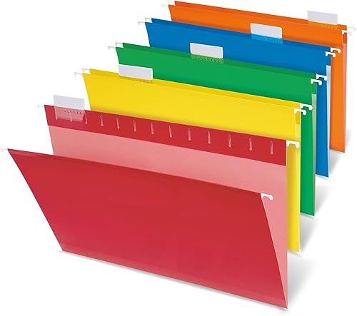 Miniatura 2 de Office Depot - Carpetas colgantes, 15 34 pulgadas x 9 38 pulgadas, tamaño legal, varios colores primarios, caja de 25, OM97649