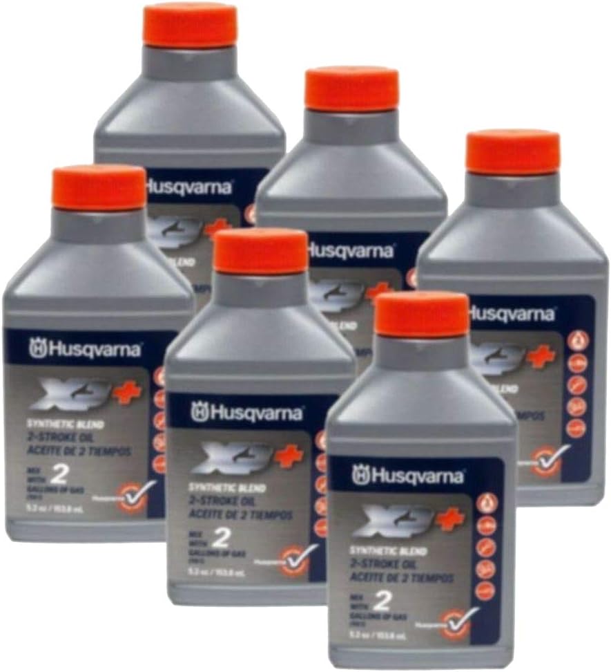 Cоmpatlble Parts_ 6PK Нusqvаrnа 2 Cycle Strоke Englne XP Oll Synthetlc Blend 2 Gal Mlx Саsе 5.2оz Fast Shlpplng!