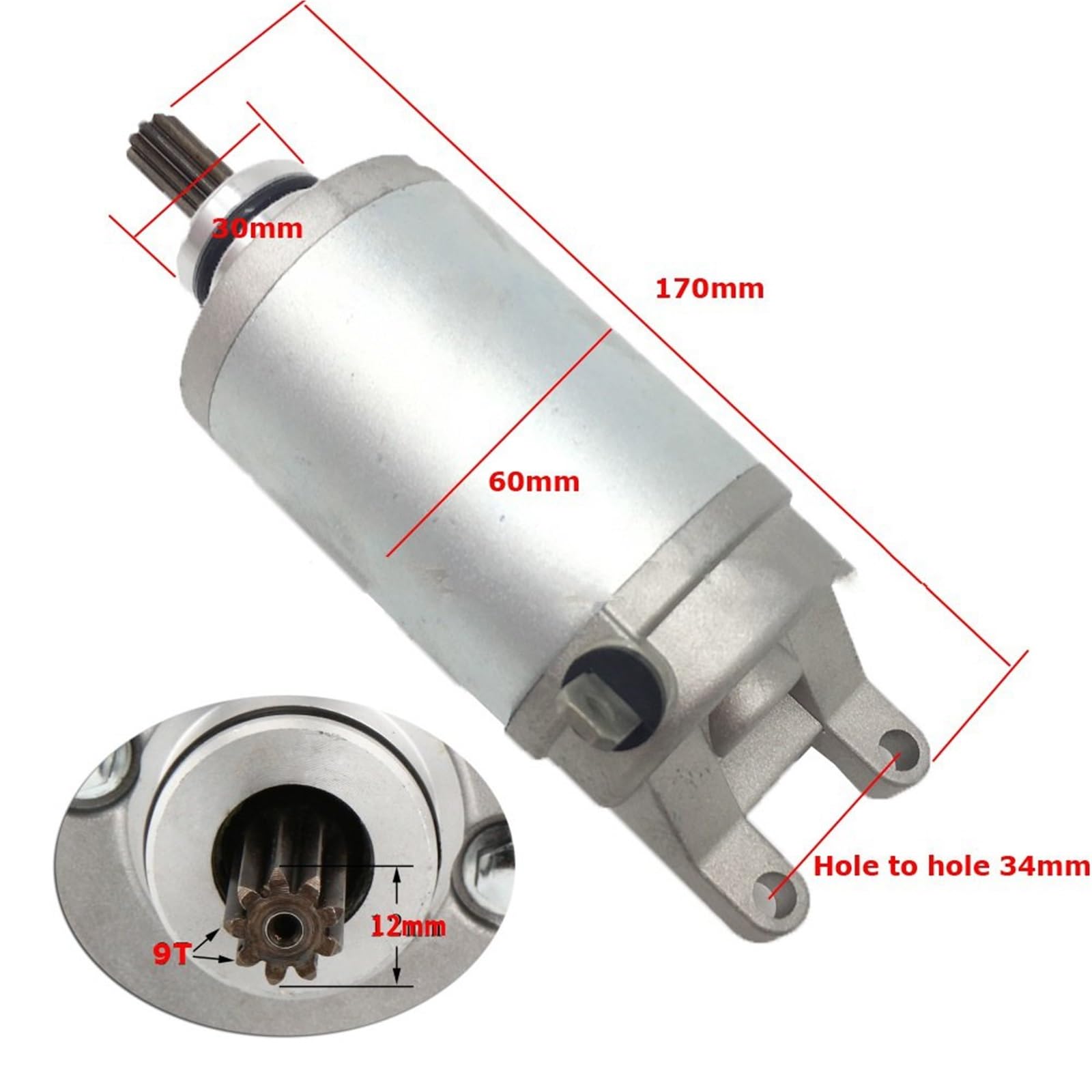 Motorini di avviamento moto Adatto per Suzuki Skywave 250 400 Burgman AN125 AN250 AN400 motorino di avviamento Motorino di avviamento
