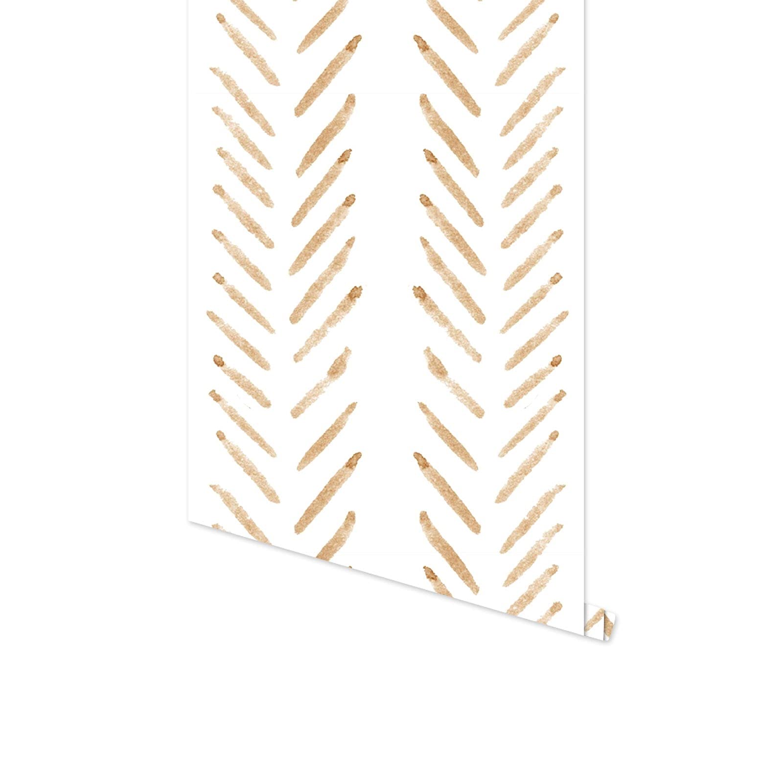 Pegatinas de Pared Pegatinas de pared de vinilo Pintura a mano Herringbone Lines Peel and Stick Wallpaper Wallpaper autoadhesivo Baño para la decoración de la pared del hogar Adhesivos Pared