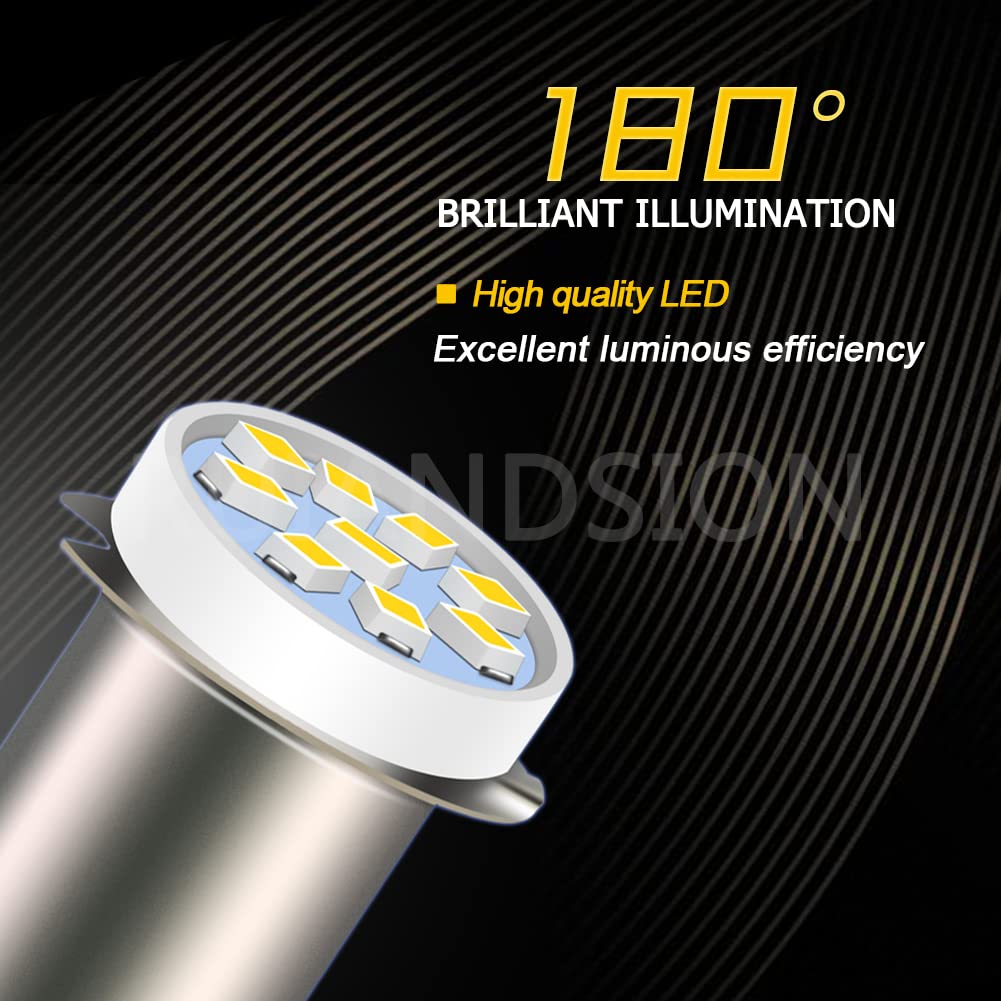 Ampoule LED Ruiandsion, Culot P13.5S/PR2, 600 Lm, Blanc Chaud 4300K, DC 6-40V