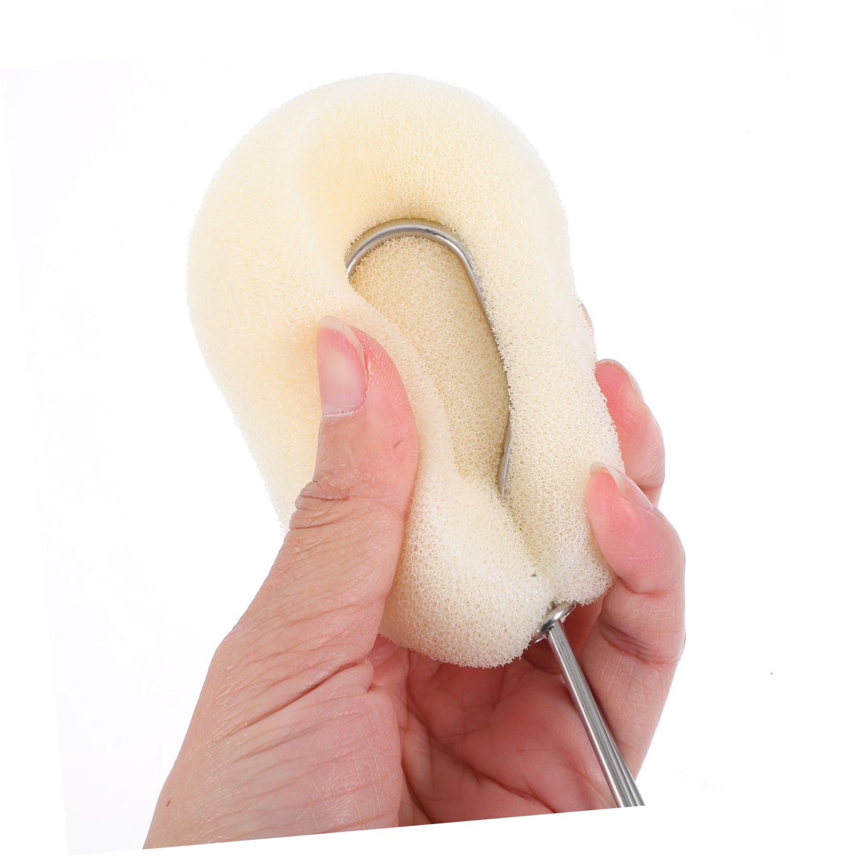 VALICLUD 2 Piezas Cepillo de Limpieza para Biberones y Vasos Mango Inoxidable Doble Pack para