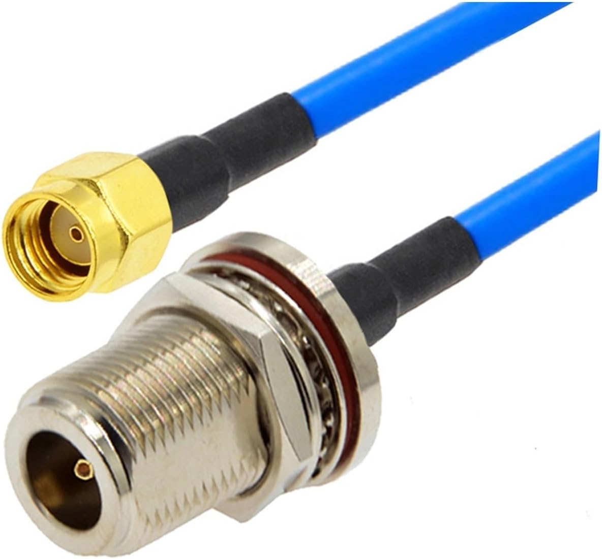 RG402ケーブルNタイプ男性/女性のSMA雄RFアダプタケーブル50オームRF同軸ピッグテール延長コードジャンパー15cm 50セ