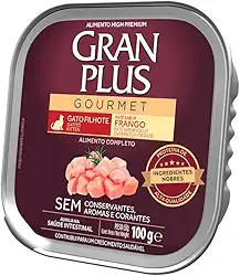 Granplus Gourmet Pate Gatos Filhotes Sabor Carne 100g