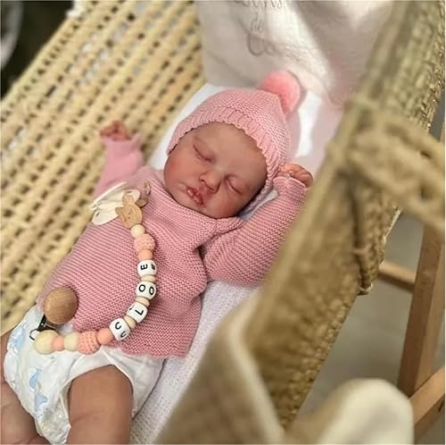 Miniatura 2 de Anano Muñecas Reborn de silicona de cuerpo completo, 20 pulgadas, muñeca de bebé realista, muñeca recién nacida, muñeca de bebé de silicona