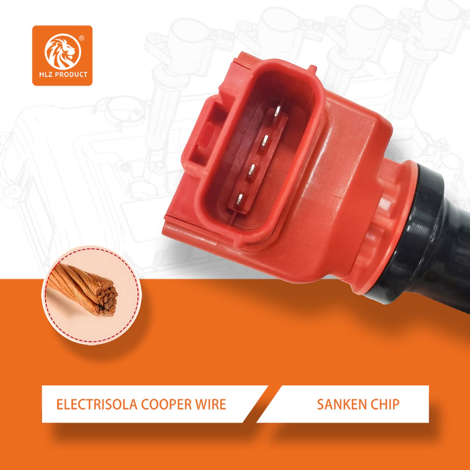 Amazon.com: HLZ PRODUCT HIGH ENERGY IGNITION COILS PE20-18-100A