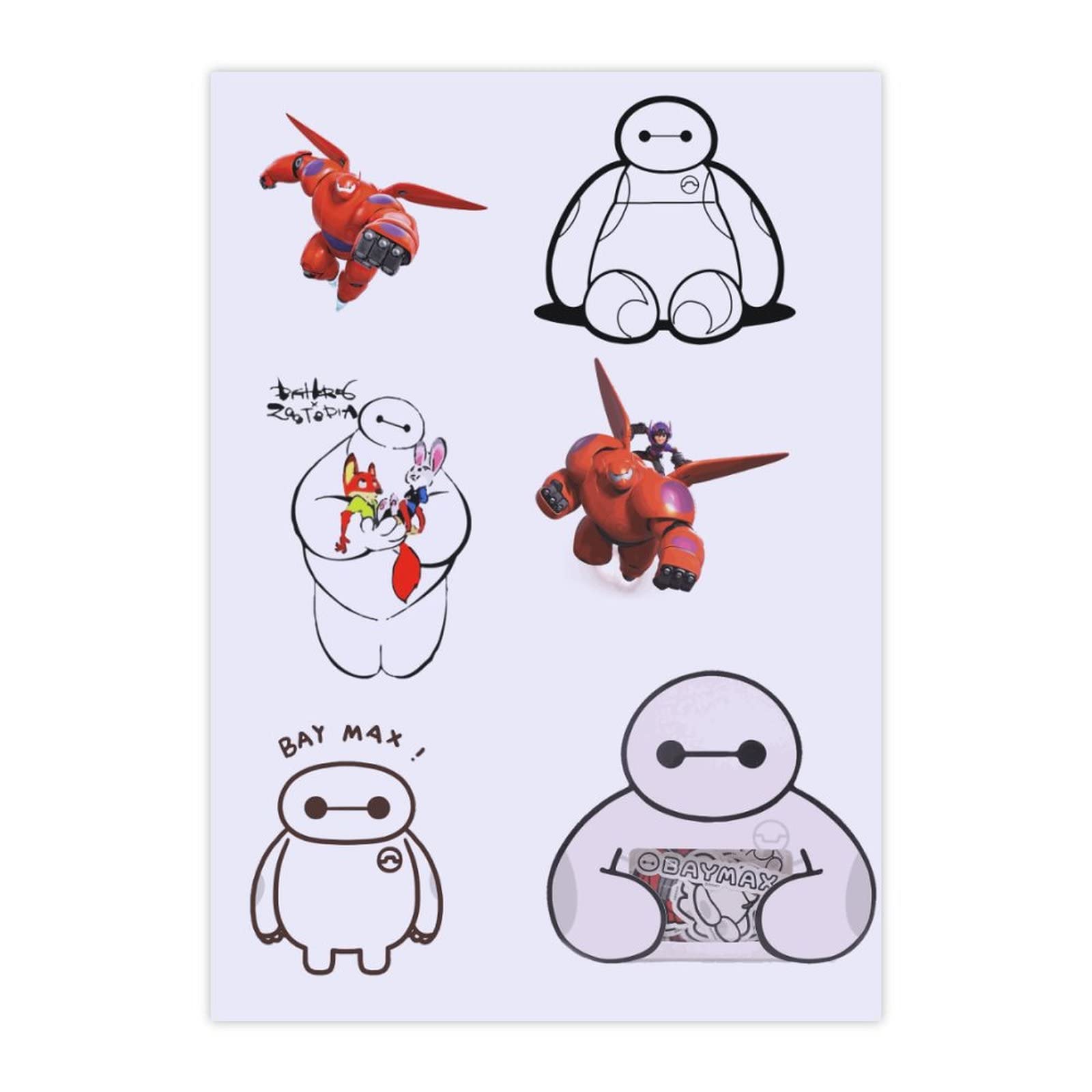 Amazon.co.jp: ステッカー 防水シール 2/4/6枚セット ベイマックス