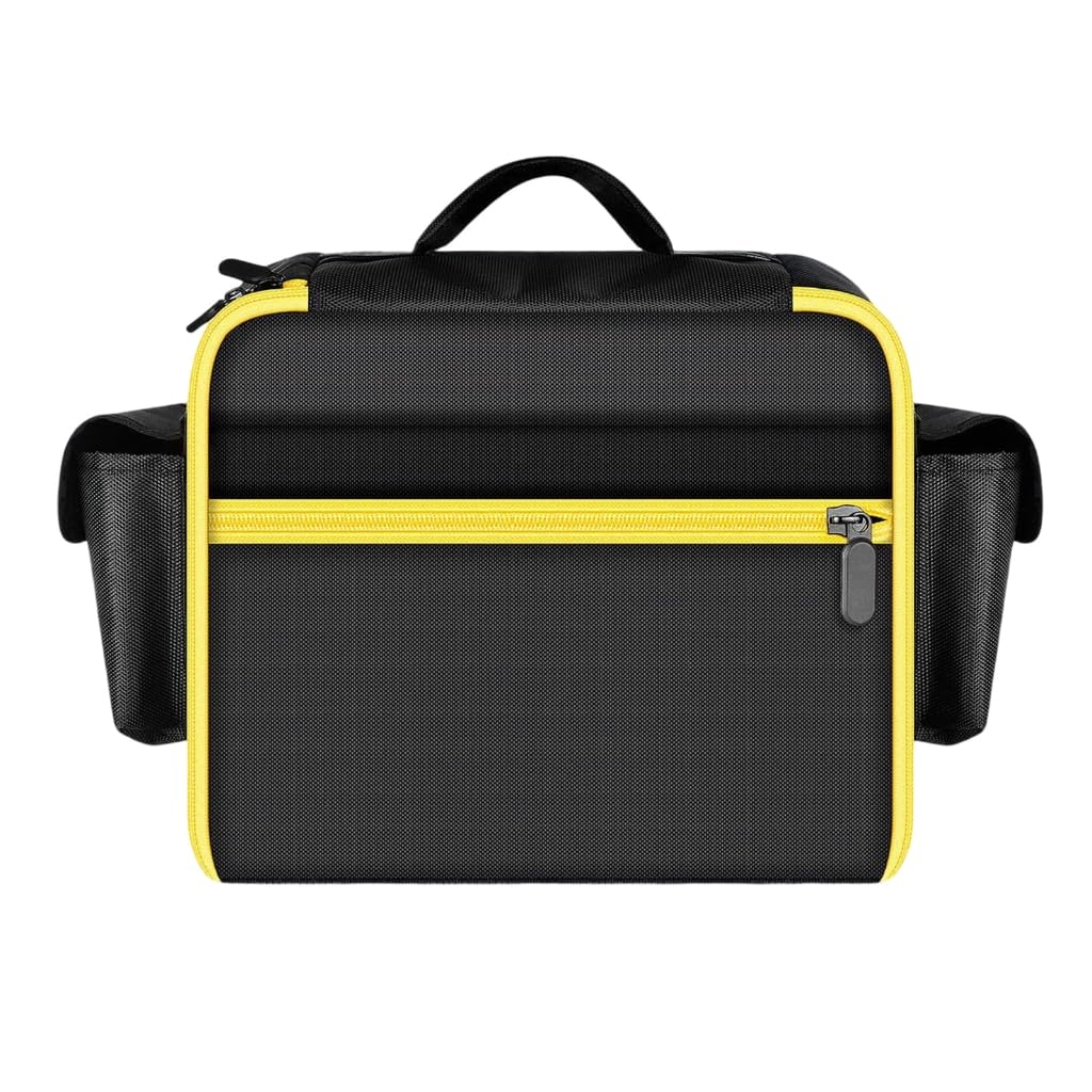 Gmbylby Multicolored Portable Cordless Air Compressor Carrying Bag Anti Scratch Design For 20V Tire Inflator Tool And Accessories