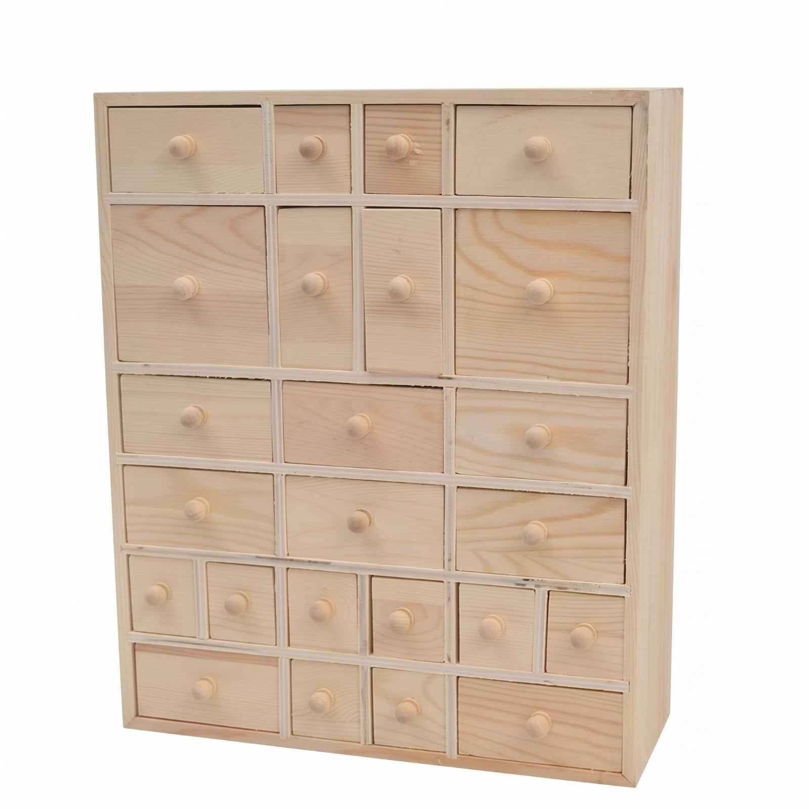 Cabinet Armadietto Organizer in Legno Compatto con Design Rettangolare per Separare Gioielli E Accessori Adatto per Donne Zona Vanity 35x29x11cm