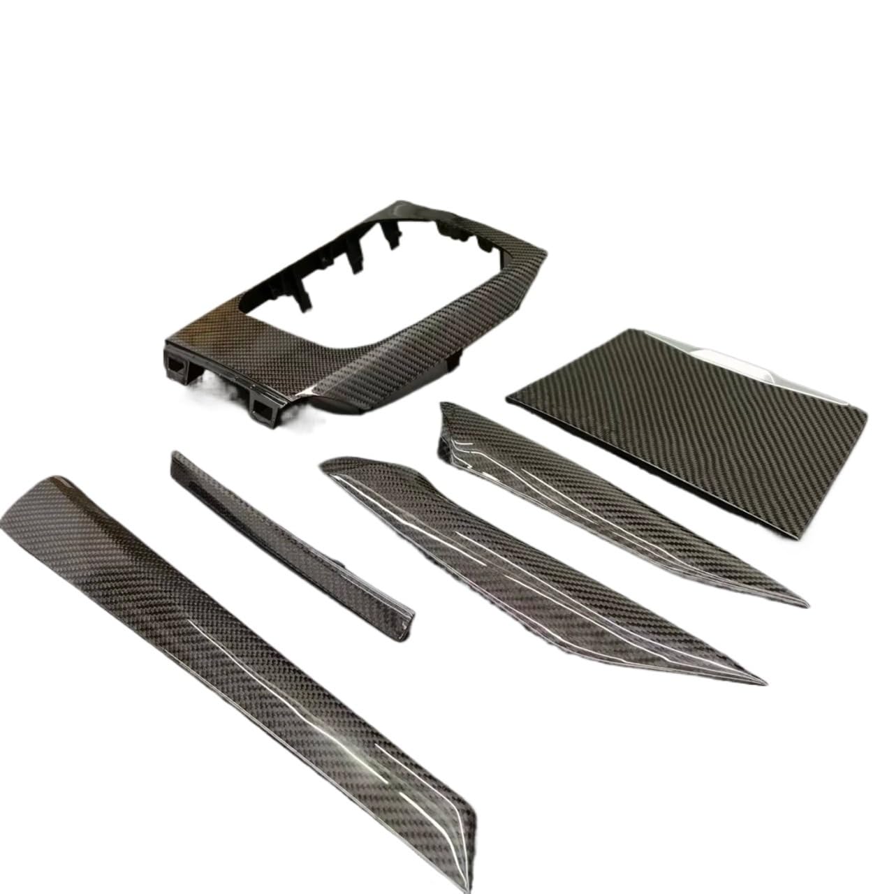 HXFYGDM Auto Parts for 2020 3/4 Series M3/M4 Carbon Fiber Trim Kit Center Console Shift Knob