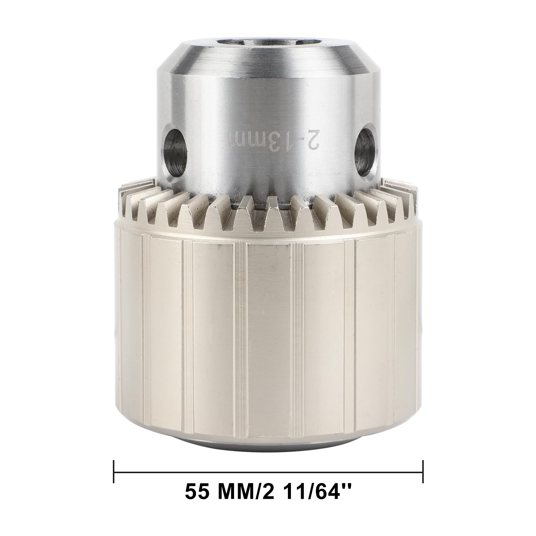 Mandrino per trapano resistente da 5/64"-1/2" capacità 1/2-20UNF per mandrino filettato da 1/2-20UNF, con gambo esagonale da 1/4", adattatore di conversione rapida con gambo SDS Plus e chiave