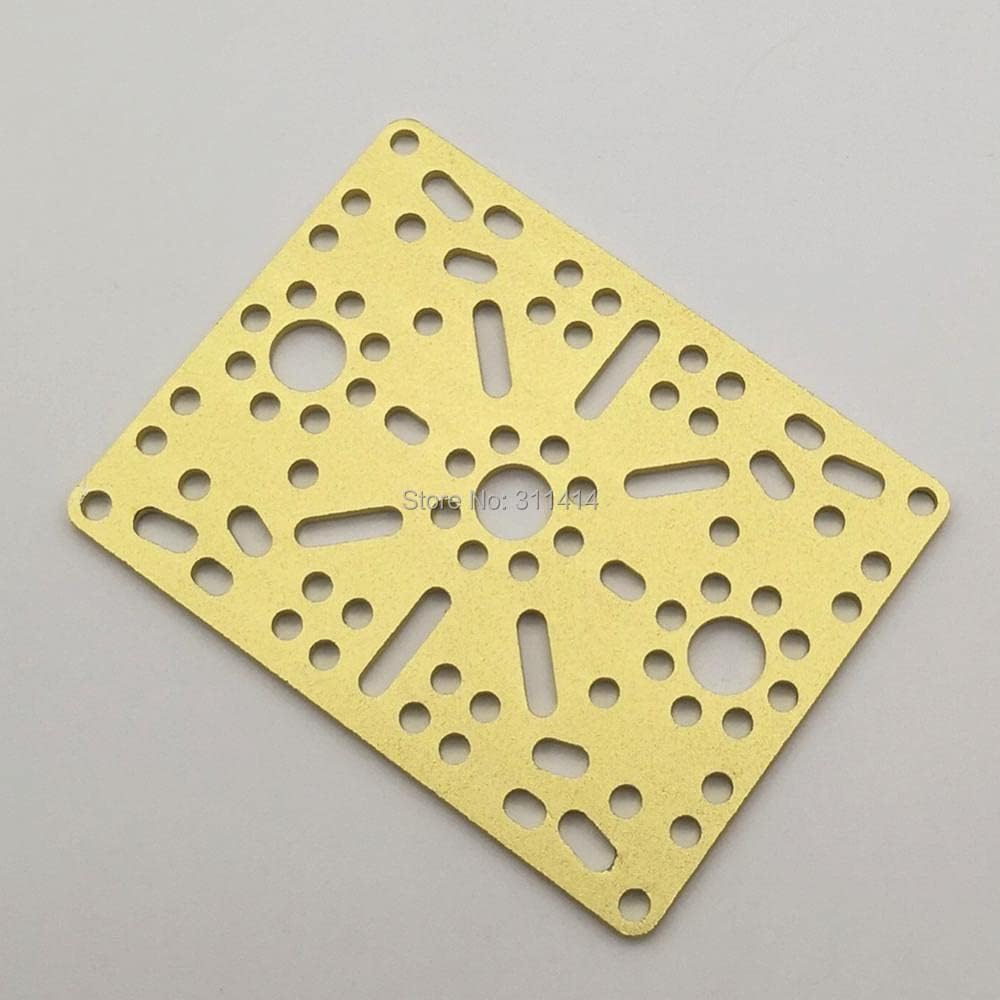 ! 5pcs/lot Robot Control Board Mounting Bracket Controller Holder Robotic Multipurpose Stand Bracket + - (Color: Yellow)