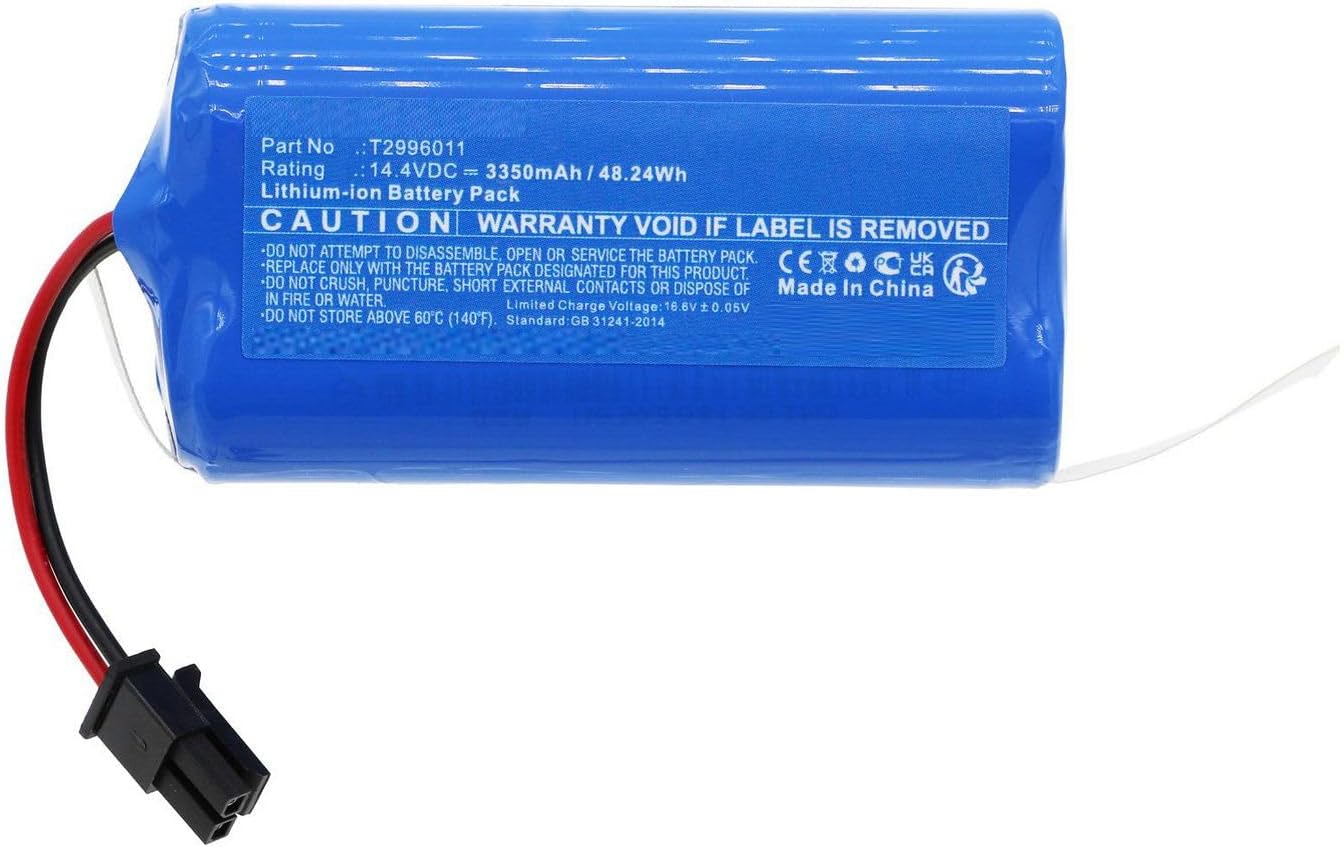Battery for Eufy Vacuum, T2996011,CMICR18650F9M-4S1P