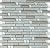 Hominter Metallic Glass Tile Linear Mosaic Sparkle Silver Crystal Glass Chrome Stain Resistant for Kitchen Backsplash Bathroom & Shower Wall Tiles (6 Square Feet)