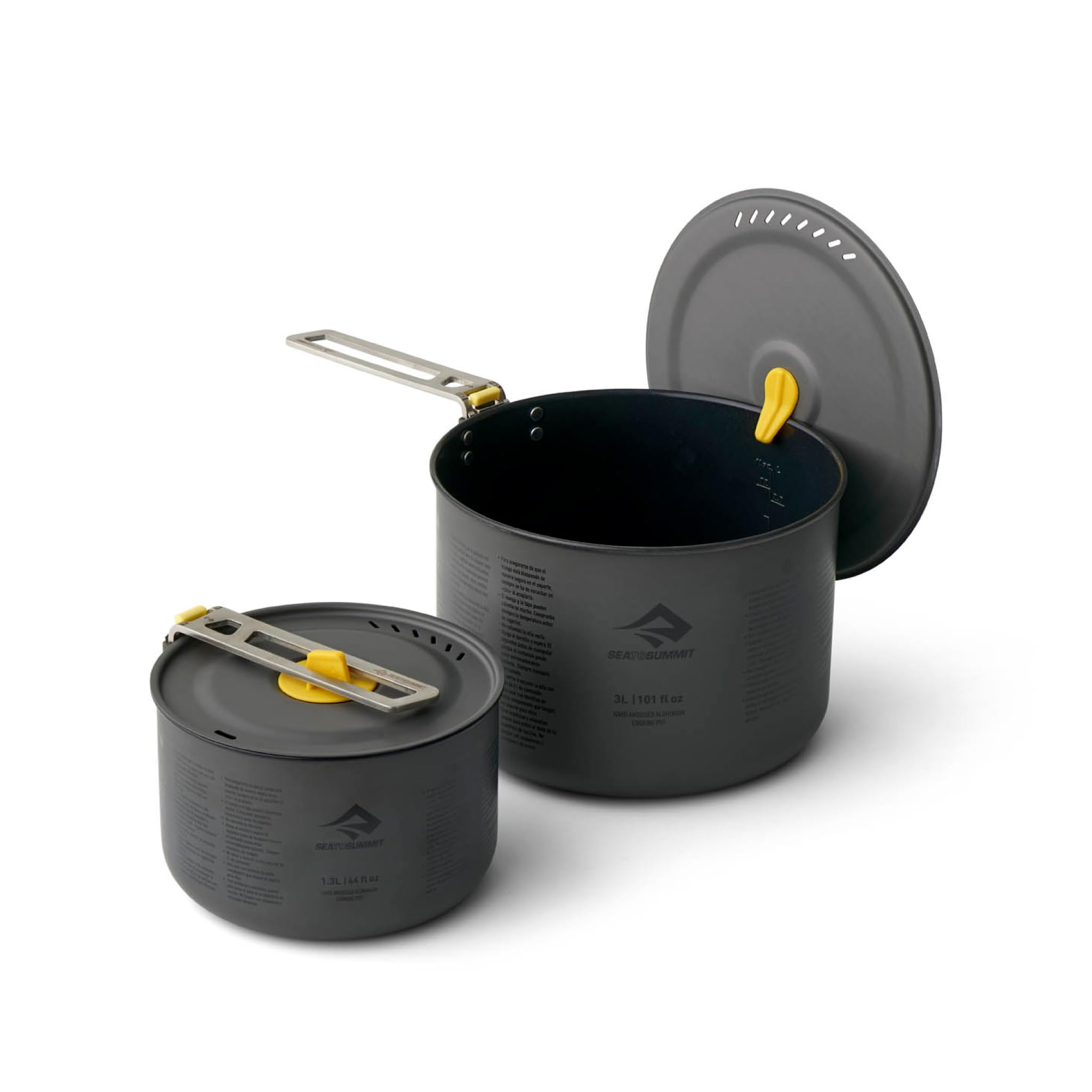 Sea to SummitFrontier Ultralight Two Pot Set, Anodised Grey/Sulphur