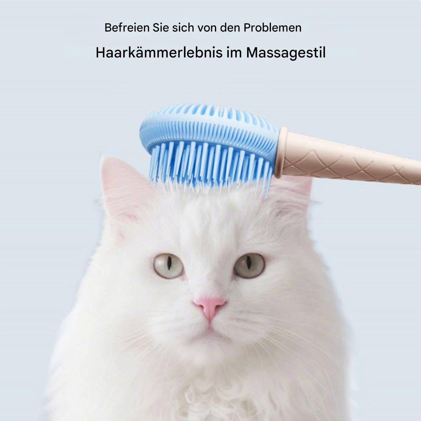 Haarbürste Für Hunde Weiche Borsten Aufhängbare Bürste | Hundebürste Für Die Fellpflege Von Haustieren Für Kleine Und Große Rassen Mit Verknotetem Unterfell Für Indoor Outdoor