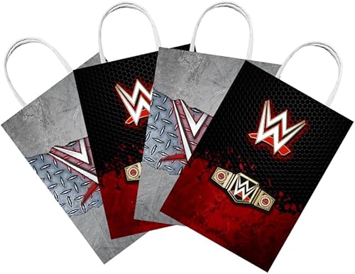 Miniatura 5 de Minamihong Bolsas de recuerdo de fiesta, 16 unidades para regalo de boxeo, bolsas de dulces para decoración de fiestas de cumpleaños temáticas de