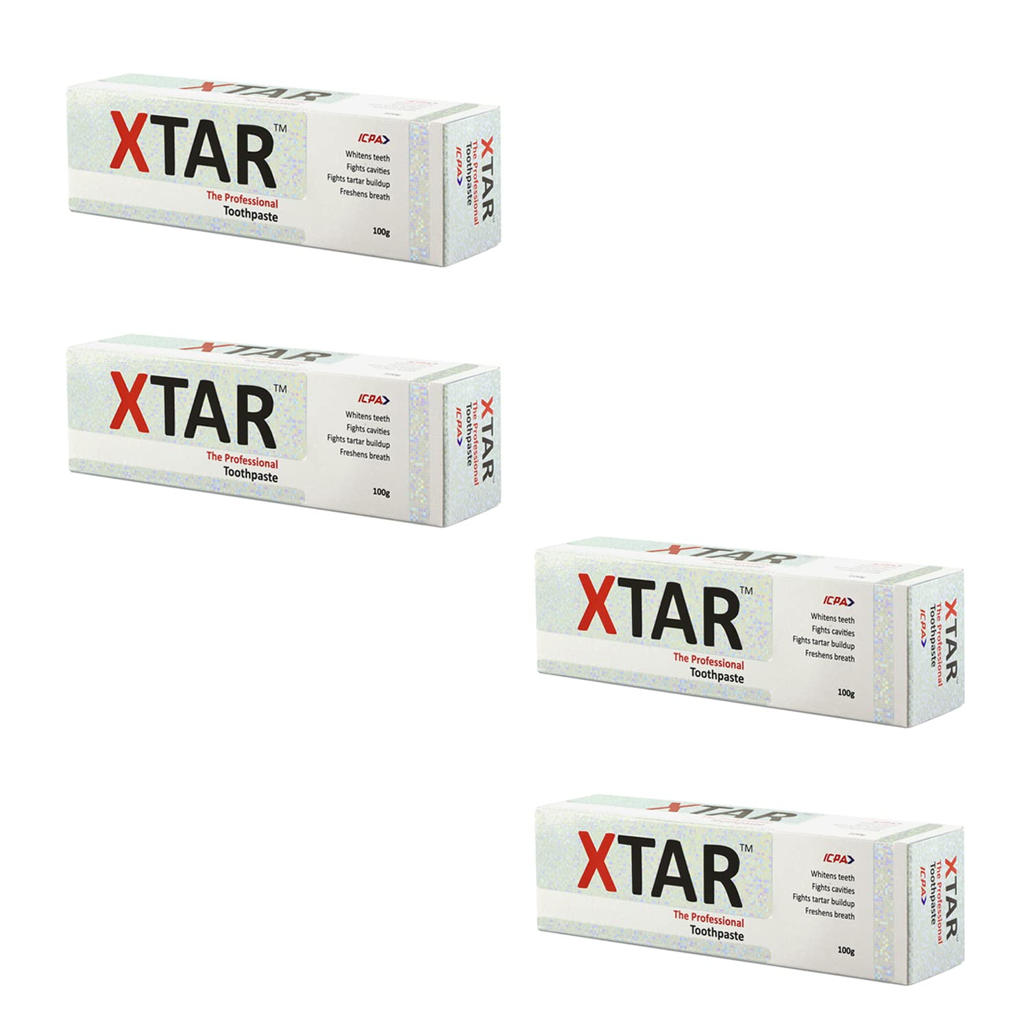 Xtar Whitening Toothpaste 100 Gm (Pack of 4)