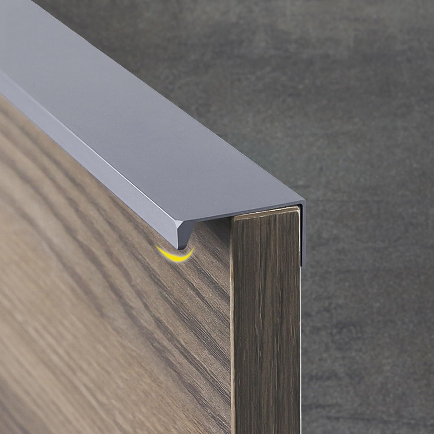 10 Stück Schubladengriff Schrankgriffe Versteckt Modernes Möbelgriffe Mit Schrauben für Schlafzimmer Küche Kleiderschrank Küchengriffe Türgriff Gesamtlänge 80-1200mm(31.5inch/800mm)
