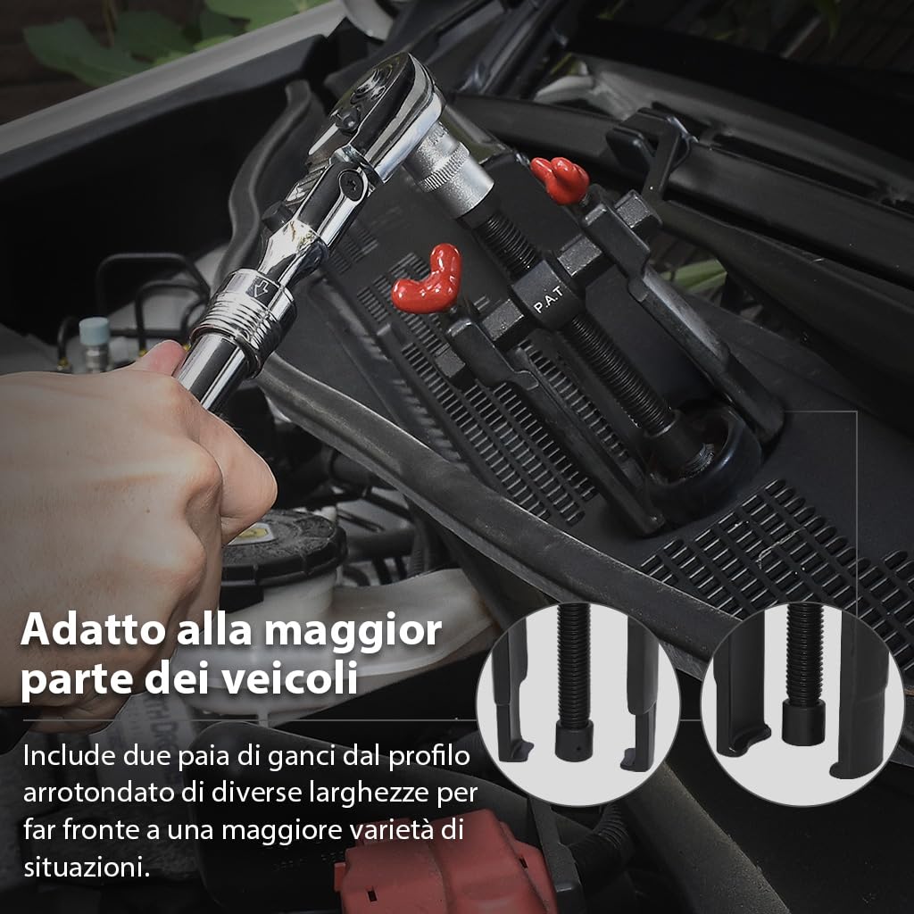 FIRSTINFO F3393 | estrattore Braccio tergicristallo | tergicristallo | strumento di riparazione dei cuscinetti | riparazione a mano