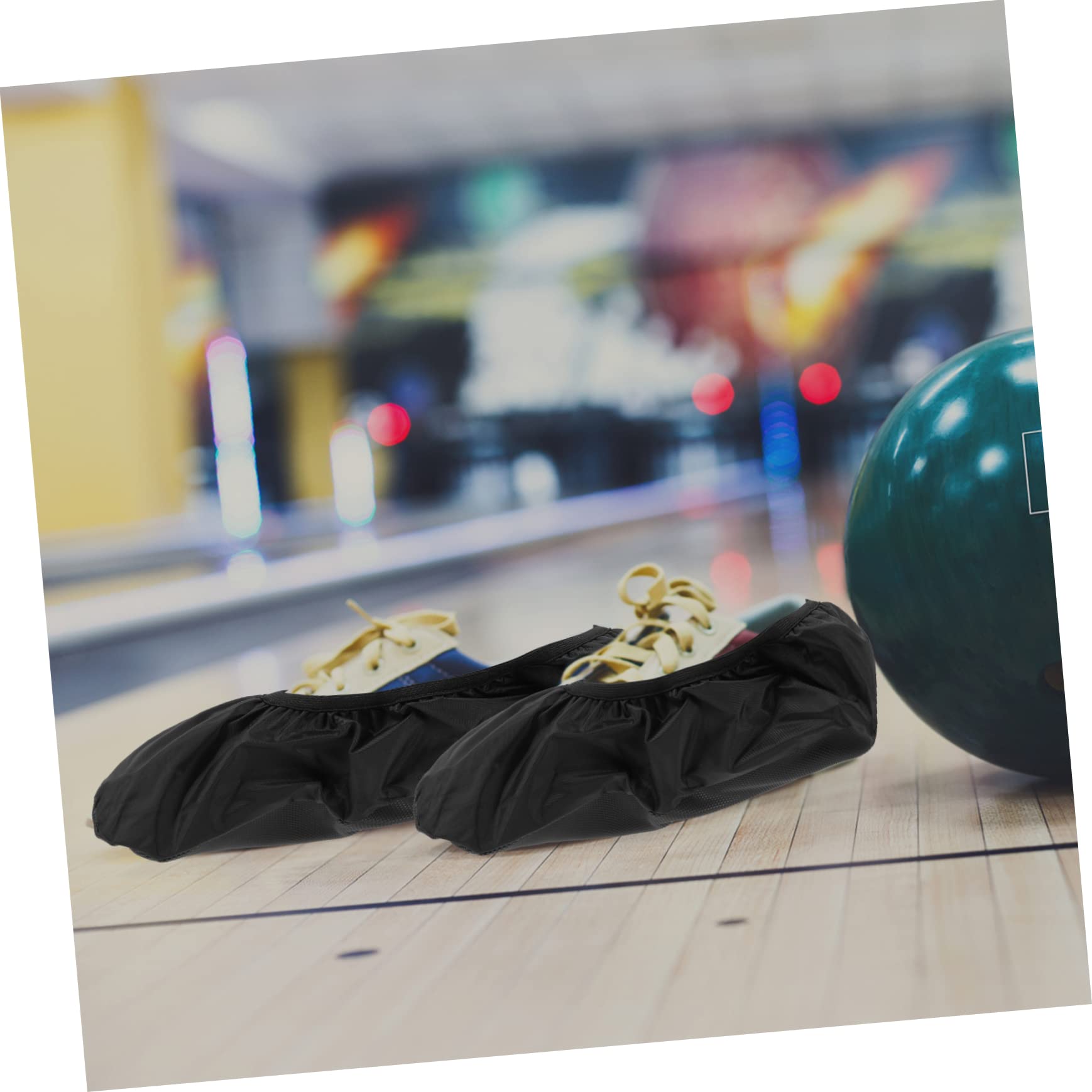 OSOLADY 2Pcs Bowling Shoe Covers Non Slip Sports Shoe Protectors Durable Outdoor Sneaker Covers for Improved Performance Convenient and Compact Design for Bowling