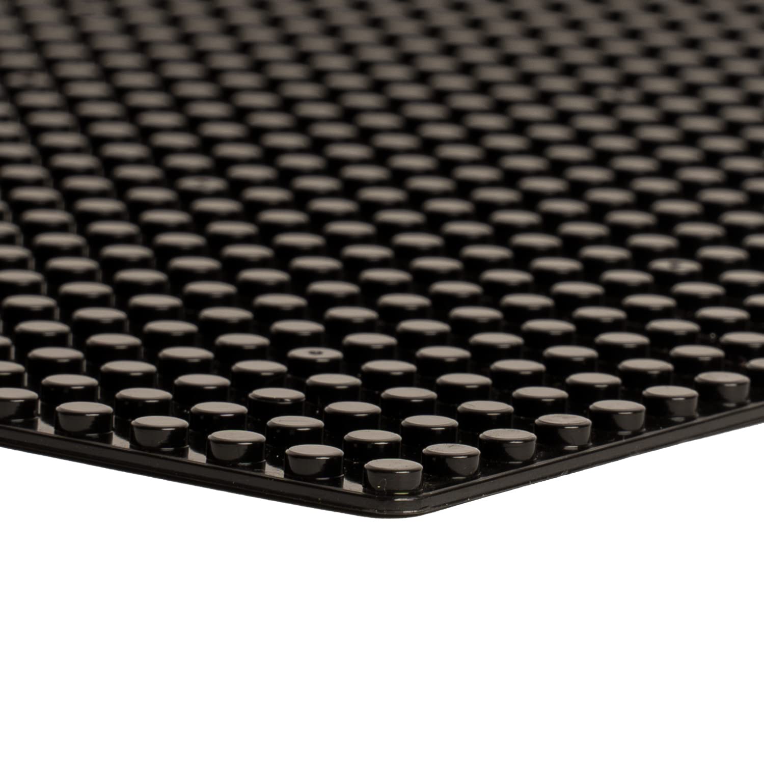 Edu Toys Base Plastic Plate Board 32 x 32 Pegs/Dots for Classic Building Blocks Bricks Compatible with All Brands - Black 3