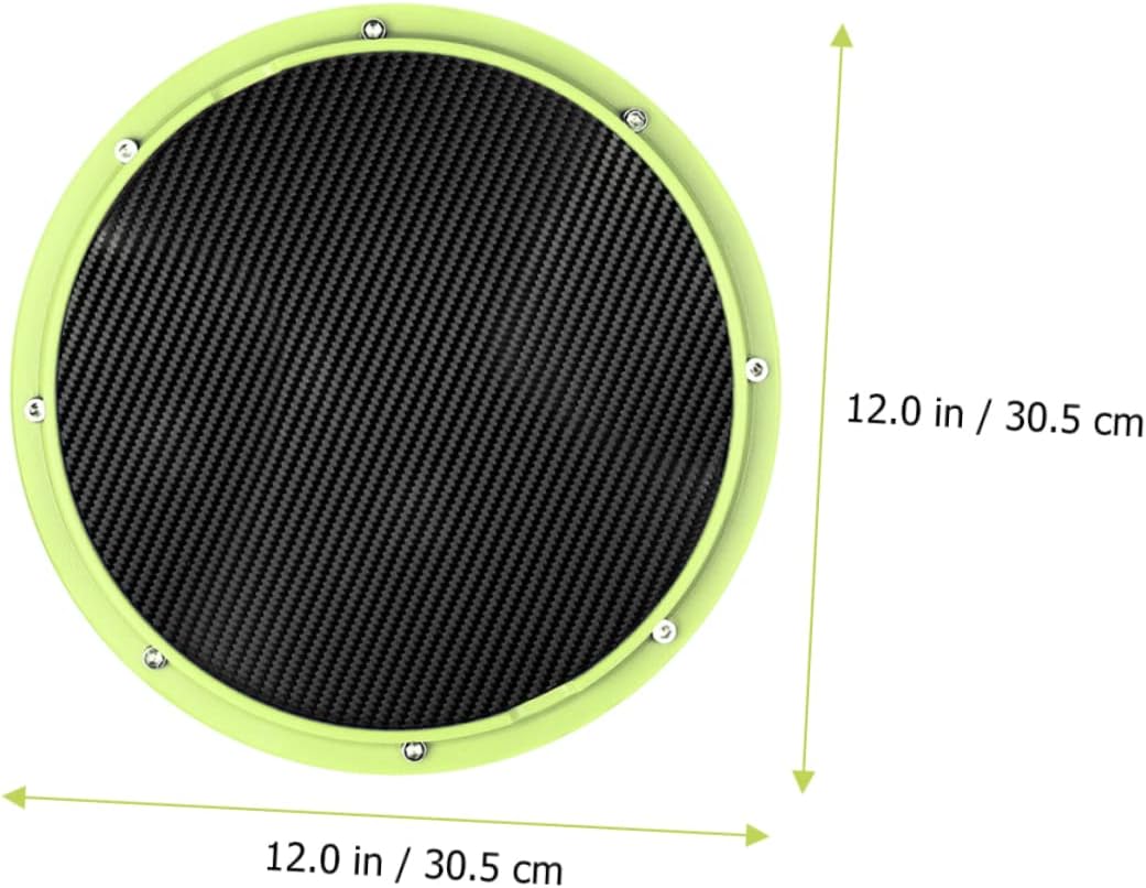 Carbon Fiber Practice Pad Electronic Drum Pad for Boys and Girls Metronome Yellow