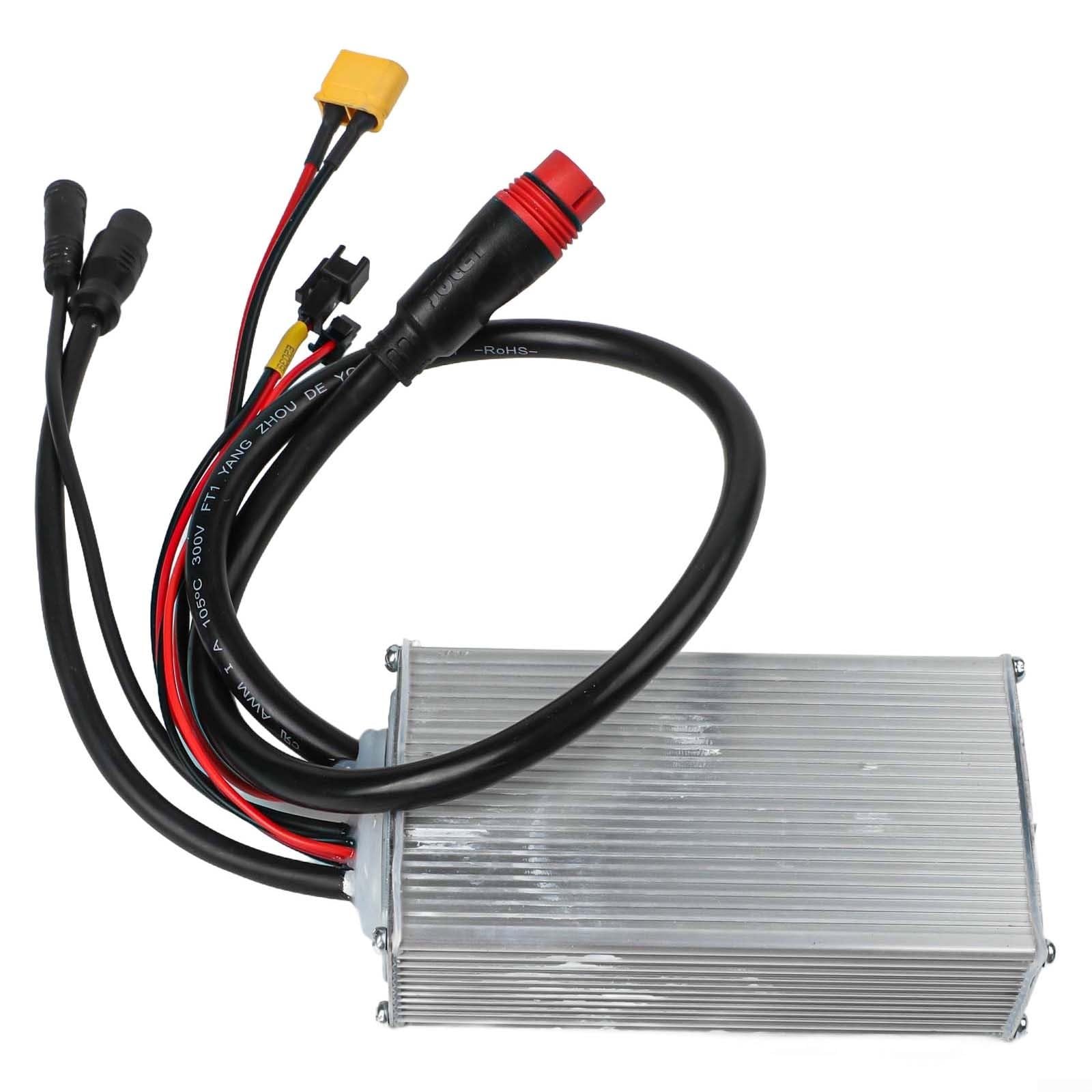 48 V 30 Amp Brushless Ebike Controlador de onda sinusoidal para Bafang para G062 Hub Motor 750W 1000W FAT Motor Carcasa de aluminio con alambre de lámpara