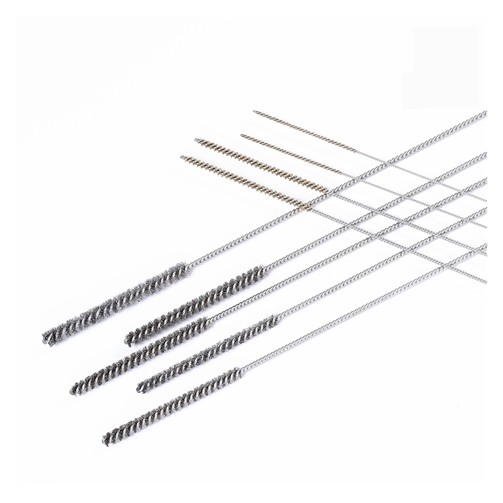 cepillo de alambre, Cepillos for tubos de alambre, cepillos for herramientas manuales, limpieza acero inoxidable y cobre 60 x 300 mm largo(Diameter9)