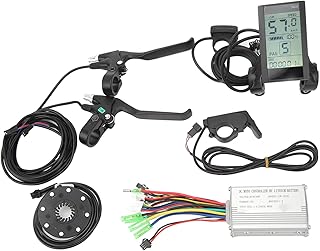 Aoutecen Acessórios de conversão de bicicletas, proteção de circuito de marcador de precisão, instalação fácil, kit de controlador de bicicleta elétrica, controlador 15 A para montar