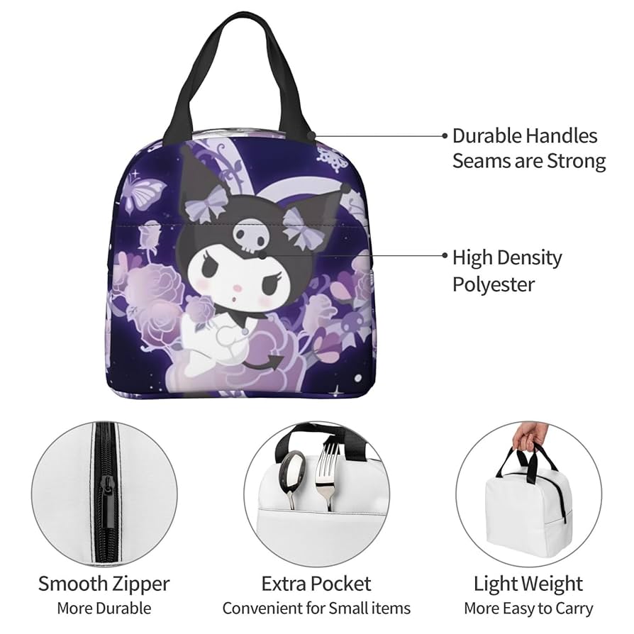 Amazon｜Asamike ランチバッグ お弁当袋 クロミ Kuromi 保冷