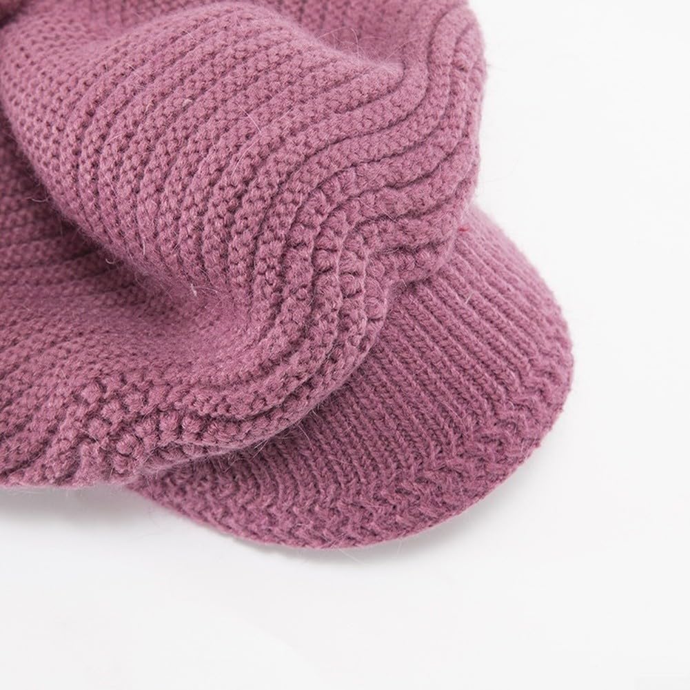 Sombrero de Invierno Tejido Acrílico para Suave y Cálido para Frío
