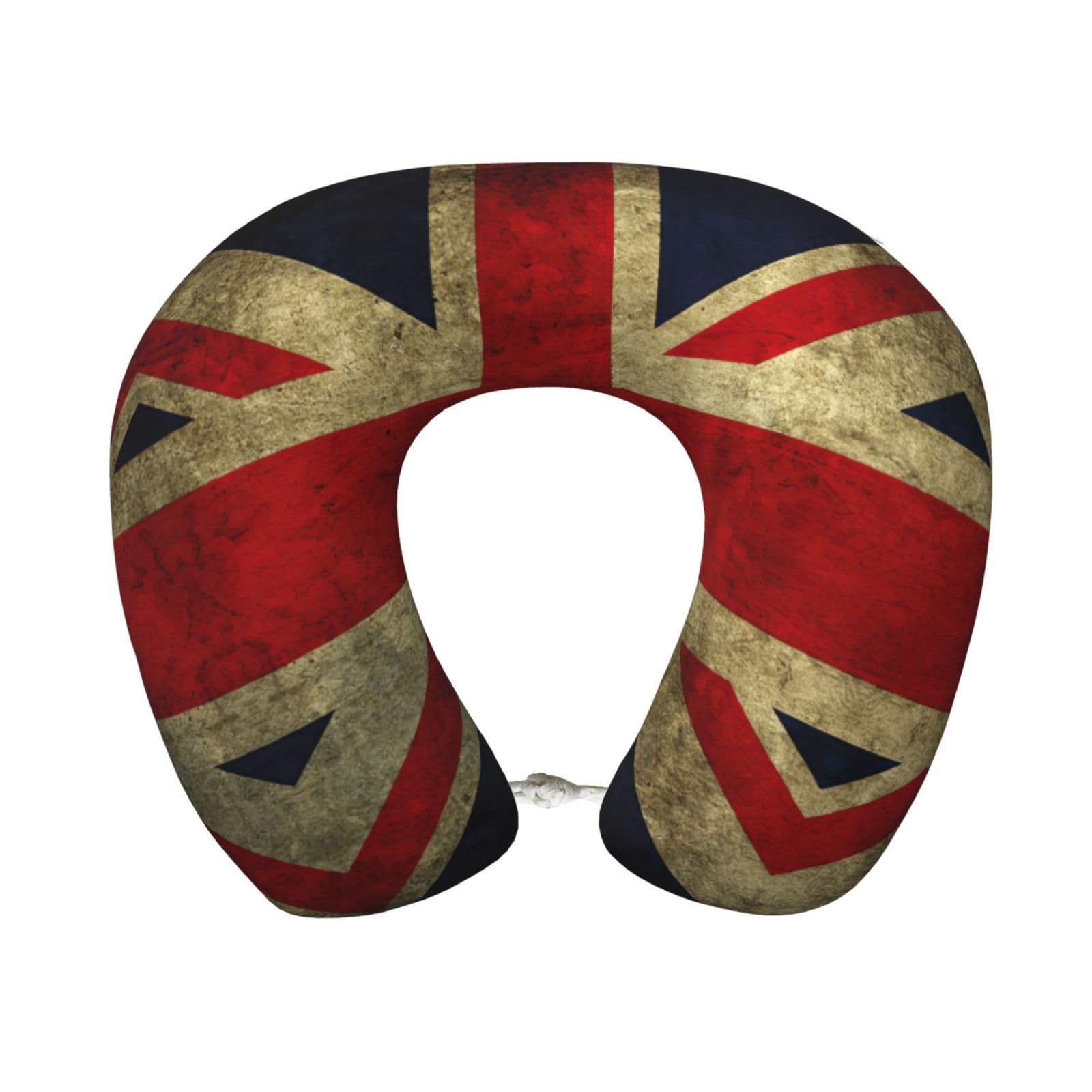ASFgda U-Shape Memory Foam British Flag Print Travel Pillow,Neck Support,Washable Cover For Airplane Car Home Office