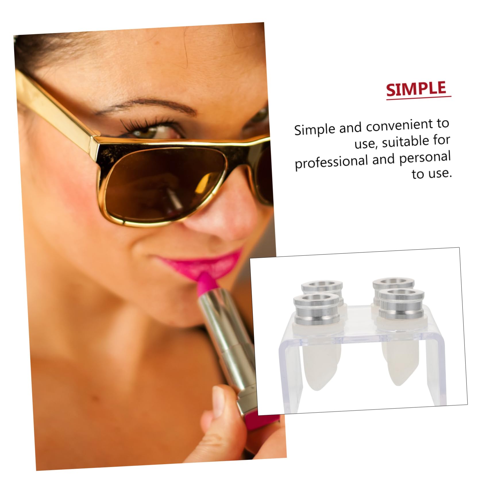 Beaupretty Lot De 3 Moules À Rouge À Lèvres En Silicone Pour Fabrication De Et Gloss Pour Cosmétiques Pour Crèmes À Lèvres Pour Rouge À Lèvres Gel De Silice