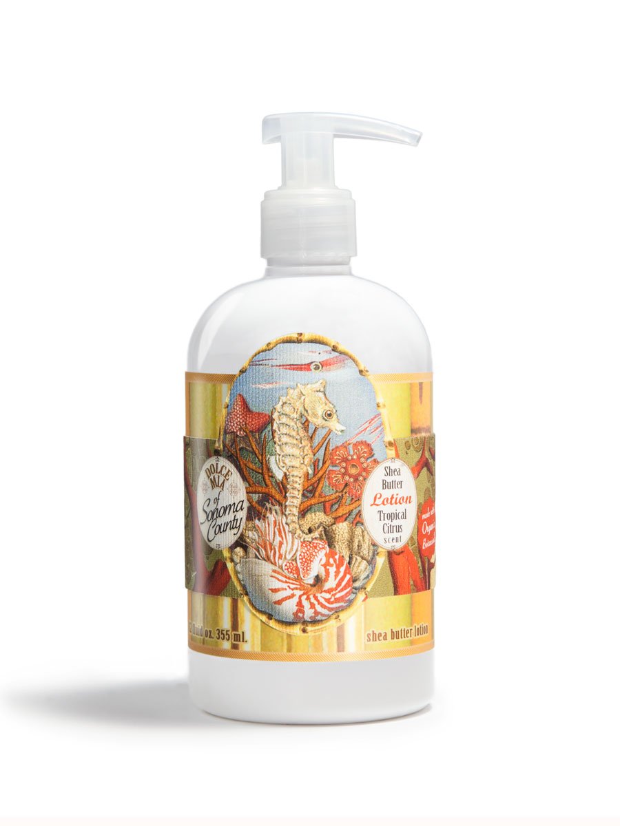 Dolce Mia | Shea Butter Lotion | Vanilla | Organic Botanicals | Hypoalergenic | Vegan and Cruelty Free | 12 oz