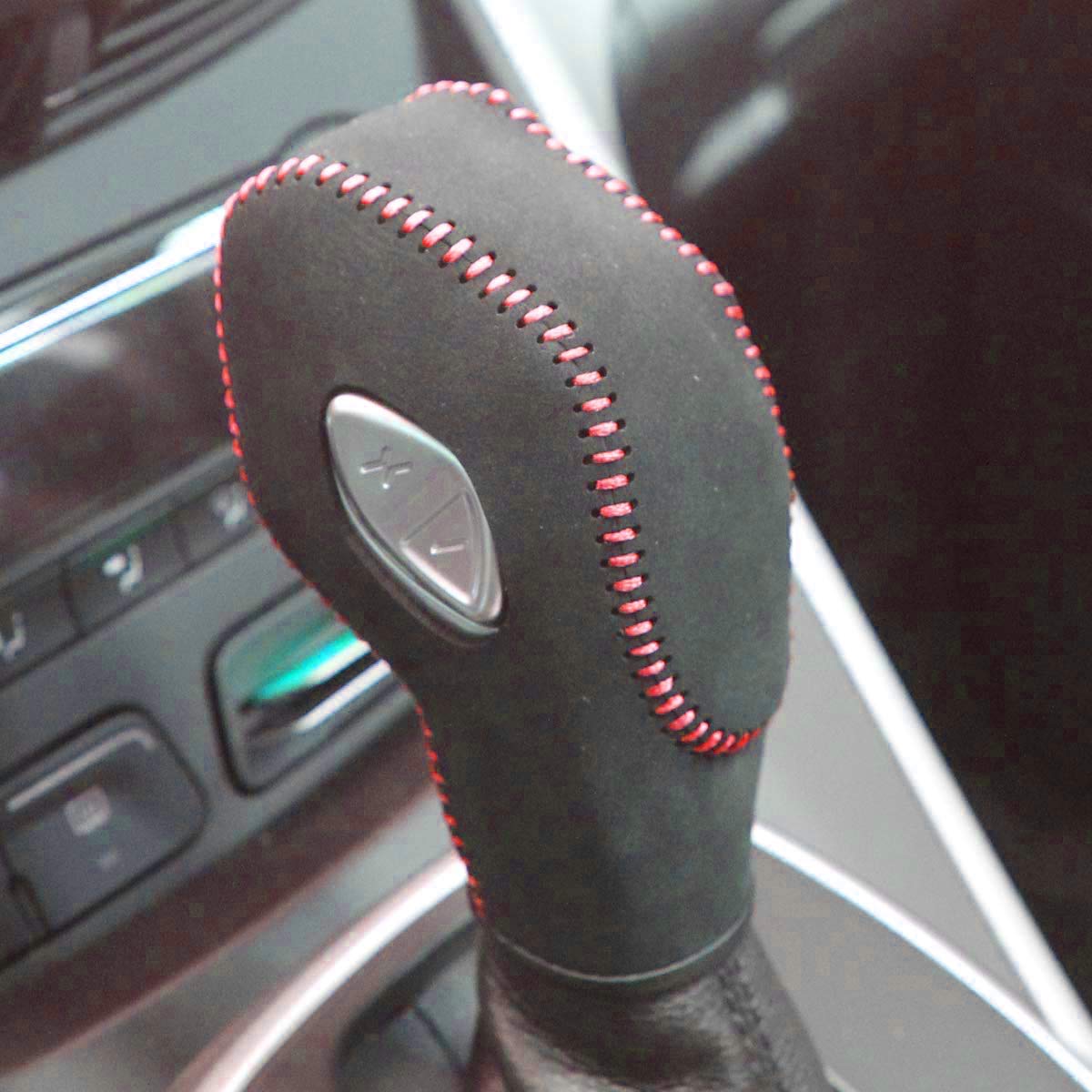 2013 Ford Fusion Accessories Carbon Fiber Look Gear Shift Knob Cover Trim For 2013-2016 Ford Escape & C-Max (Automatic) 2015 Ford Escape Seat Covers - Foto 6