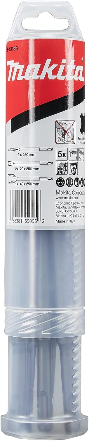 Makita E-13188 5 Piece SDS-Plus Hammer Chisel Set
