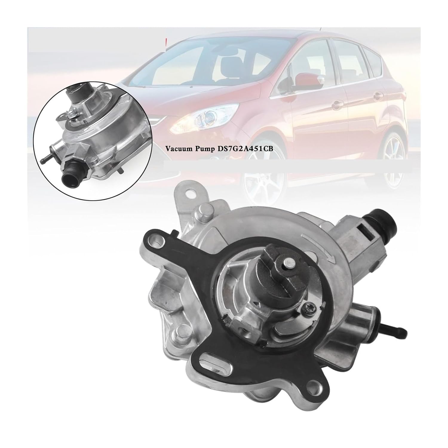 Artudatech Vacuum Pump DS7G2A451CB ，Compatible with Ford C-MAX S-MAX Escape KUGA ，Compatible with Mondeo EcoBoost 1.5L