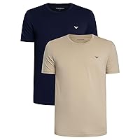 EMPORIO ARMANI T-Shirt Girocollo da Uomo Endurance, Confezione da 2