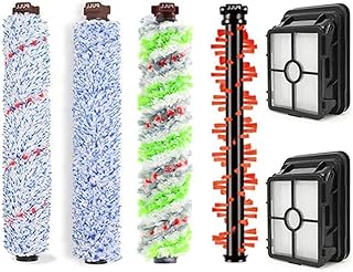 Anwor Accessories for Bissell Crosswave 3 in 1 Multi-Purpose Main Brush + 1 Pet Roller Brush + 1 Carpet Brush + 1 Floor Brush for Bissell CrossWave 1866 1785 2052 1713 2225 Vacuum Cleaner