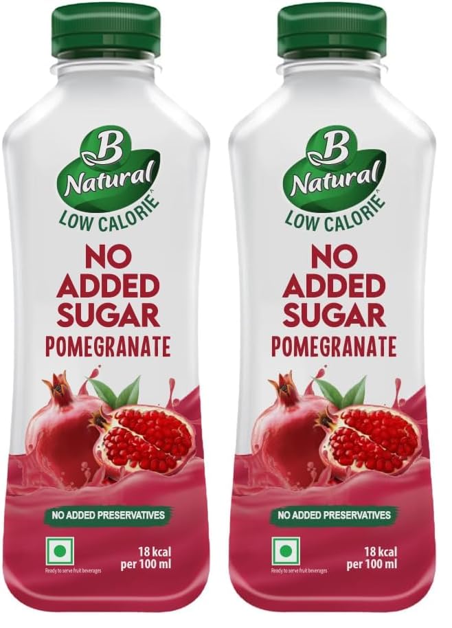Image of B Natural Pomegranate Juice (No Added Sugar), 750ml (Pack of 2)
