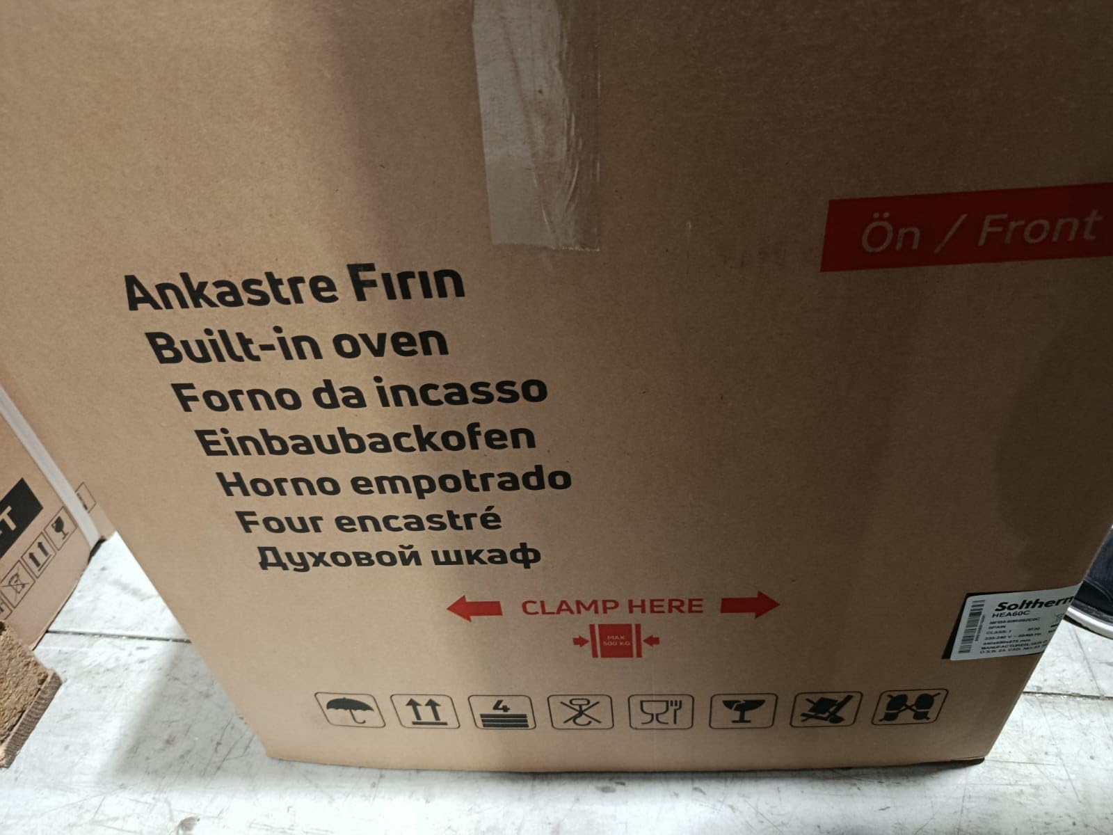 SOLTHERMIC HORNO GAS 60 X HGA60I