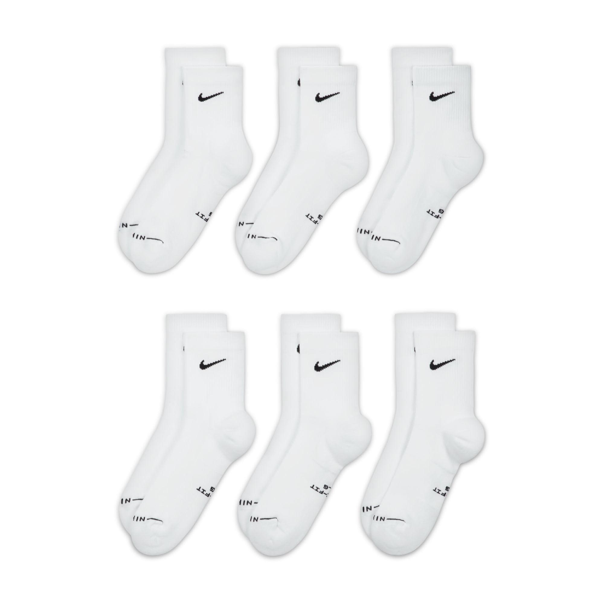 Nike Unisex Adult Everyday Plus M Crew (6 Pairs)
