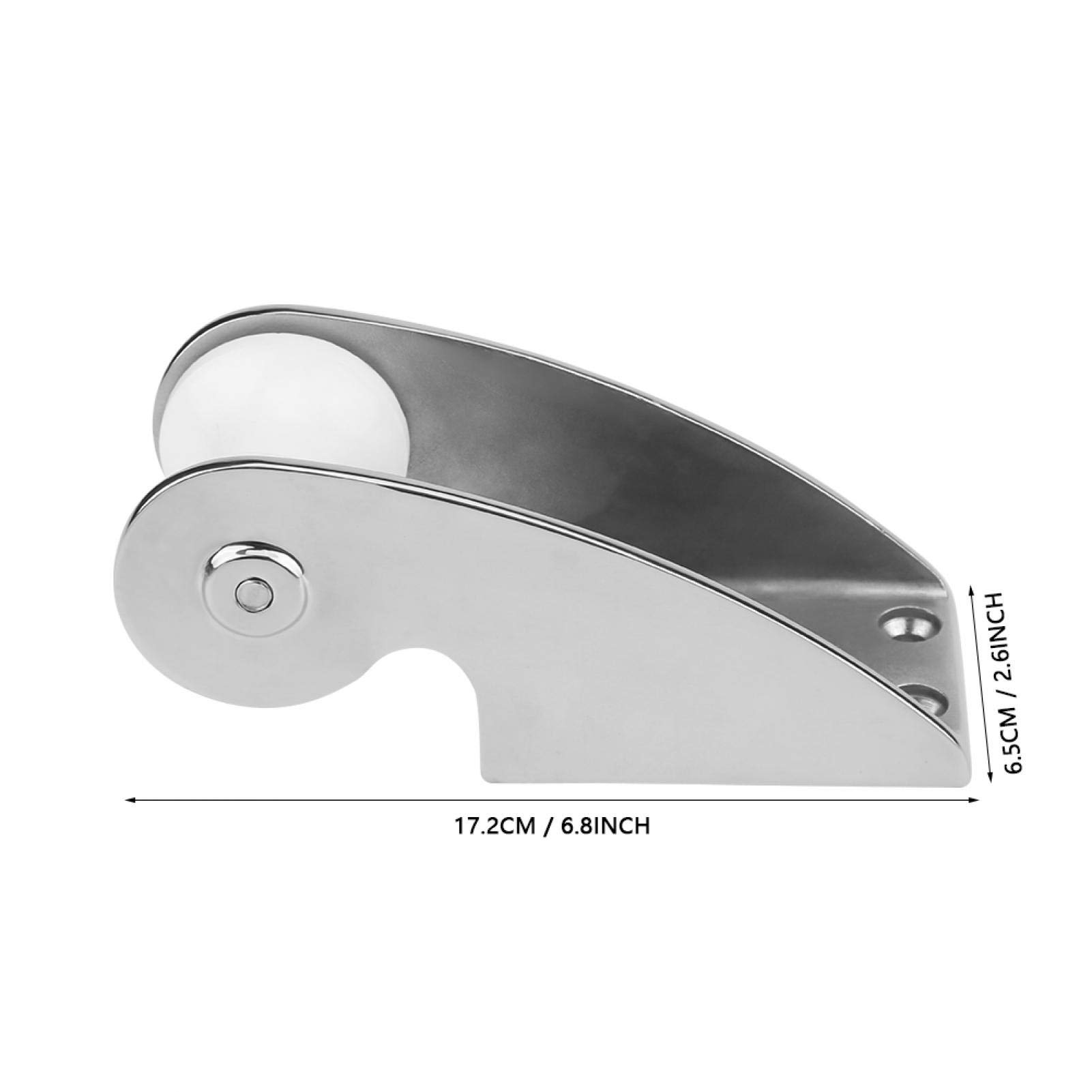 Musone Prua Barca-EBTOOLS musone prua barca adatto per Rullo in gomma per staffa di ancoraggio a prua in acciaio inossidabile 316 per ancoraggio fisso adatto per musone di prua per ancora