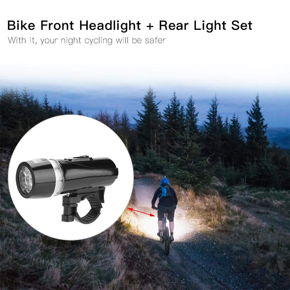 Luci Bicicletta Ricaricabili - Faro Potente 5 LED 2600 Lumen, 8000mAh, Impermeabile, Per MTB E Strada