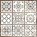 Produktbild Whaline 9 Stück Mandala Schablonen Set Schablonen Werkzeug Mandala Dotting Tools für Malerei, Holz, Wand, Möbel, Bodenfliesen, Stein Felsmalerei Template ( 9 Stile )
